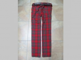 Nohavice Škótske káro TARTAN pánske aj dámske 100%bavlna 